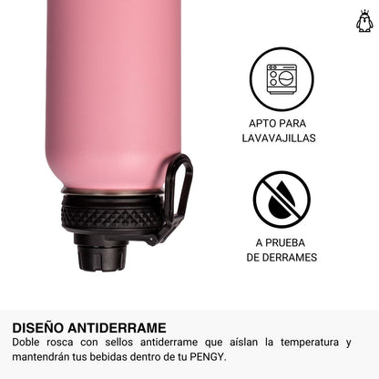 Termo Pengy PRO en Acero Inoxidable - Frío 24hs / Calor 12hs